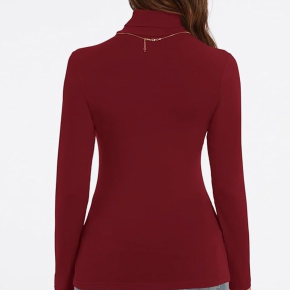 - Soft rayon spandex base layer turtleneck 
Long sleeve top - Picture 2 of 2